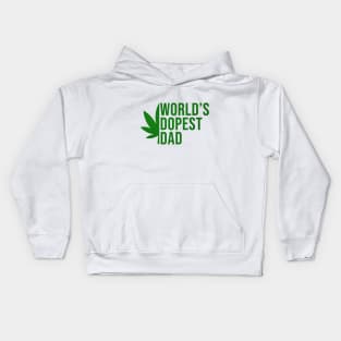 worlds dopest dad Kids Hoodie